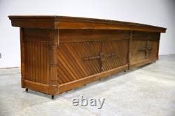 Antique Store Counter Wood Bar Kitchen Island 14ft General Store Vintage Table