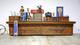 Antique Store Counter Wood Bar Kitchen Island 14ft Countertop Table Vintage
