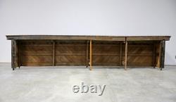 Antique Store Counter Wood Bar Kitchen Island 14ft countertop table Vintage