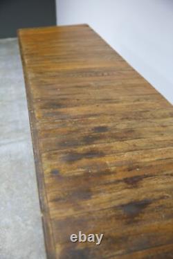 Antique Store Counter Wood Bar Kitchen Island 14ft countertop table Vintage