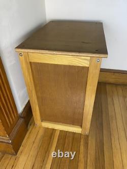 Antique Thompson Printer's Cabinet, 10 Drawers. 8 Original, 1 Hamilton Drawer