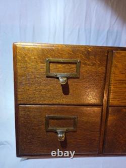 Antique Tiger Oak 4-Drawer File Cabinet Apacarthy. Dovetail Drawers Quarter Sawn