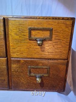 Antique Tiger Oak 4-Drawer File Cabinet Apacarthy. Dovetail Drawers Quarter Sawn