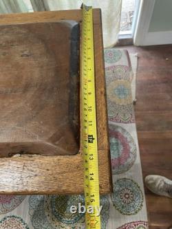Antique Tiger Oak Cabinet withCobbler Tools See All Pictures