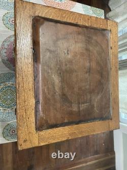 Antique Tiger Oak Cabinet withCobbler Tools See All Pictures