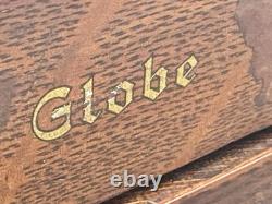 Antique Tiger Oak Three Drawer File Cabinet with Raised Panels by Globe Wernicke