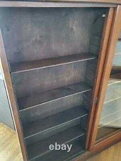 Antique VTG Pharmacy Apothecary Prescription Drug Store Counter Display Cabinet