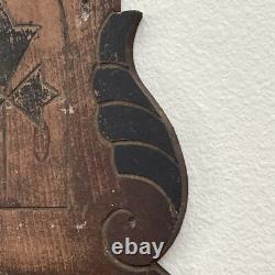 Antique Victorian Eastlake Aesthetic Movement Hand Carved Wooden Wall Shelf