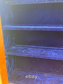 Antique Victorian Eastlake China Hutch Stepback Kitchen Cabinet