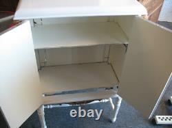 Antique Victorian Radio Cabinet With Gold Scrolled Cornice Reclaimed