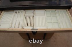 Antique Vintage Dental Cabinet Industrial Medical Chest by American Cabinet Co