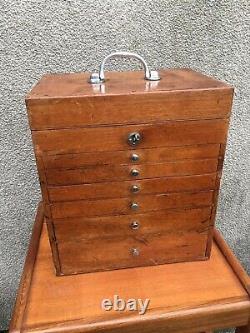 Antique Vintage Dentists Medical Cabinet Collectors Drawers S. S. White Co London