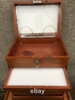 Antique Vintage Dentists Medical Cabinet Collectors Drawers S. S. White Co London