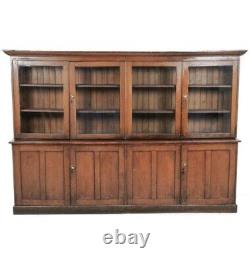 Antique Vintage Farmhouse Kitchen /Dining Cabinet Hutch Cupboard