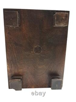 Antique Vintage Heavy Wooden 9 Drawer Spice Cabinet Apothecary Chest