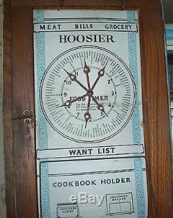 Antique Vintage Hoosier Cabinet Enamel Top Shabby Chic