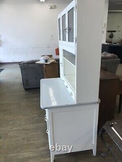 Antique Vintage Hoosier Farmhouse Kitchen Cabinet Hutch Cupboard American