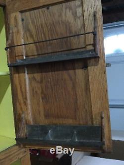 Antique Vintage Kitchen Hoosier Cabinet Cupboard