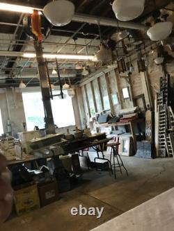 Antique Vintage Nickel over Brass Framed 18x24 Vanity Mirror Old 821-25B