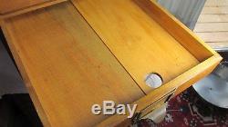 Antique Vintage Oak 6 Drawer File Cabinet Library Weis Dovetailed