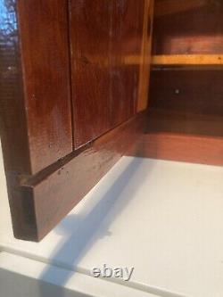 Antique Vintage Red Cedar Wood Medicine Cabinet Wall Hanging Cabin Rustic Beauty