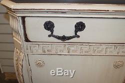 Antique Vintage Shabby Cottage Chic Mahogany Accent Cabinet/ Server