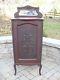 Antique Vintage Sheet Music Cabinet With Mirror