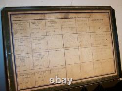 Antique Vintage Steel (6) Drawer Ford Automotive Small Parts Hardware Cabinet
