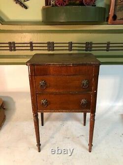 Antique Vintage Wood Caswell Runyon Company Perfect Sewing Cabinet Sew Stand