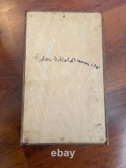 Antique Vtg Oak Wood wall Medicine Cabinet