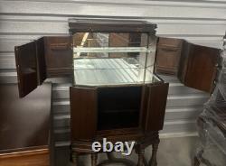 Antique Vtg Radio Console turned BAR CABINET from Ambassador Hotel, Los Angeles