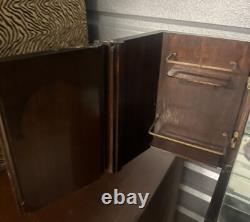 Antique Vtg Radio Console turned BAR CABINET from Ambassador Hotel, Los Angeles