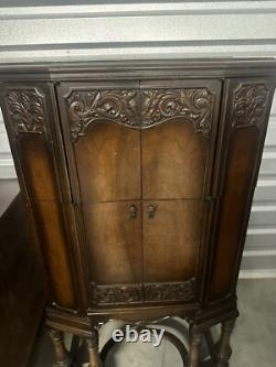 Antique Vtg Radio Console turned BAR CABINET from Ambassador Hotel, Los Angeles