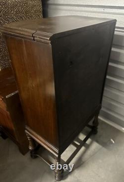 Antique Vtg Radio Console turned BAR CABINET from Ambassador Hotel, Los Angeles