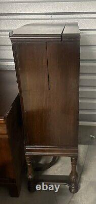 Antique Vtg Radio Console turned BAR CABINET from Ambassador Hotel, Los Angeles