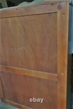 Antique Vtg Swedish German French Country Painted Cabinet Hutch Cupboard Pantry