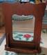 Antique Wall Medicine Bathroom Apothecary Cabinet Wood Orig Wavy Glass Mirror