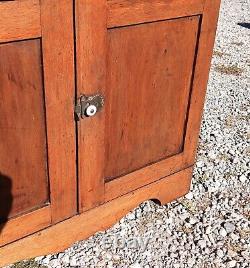 Antique Walnut Lift Top Dry Sink Commode 1870s