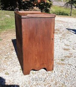 Antique Walnut Lift Top Dry Sink Commode 1870s