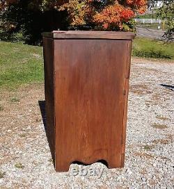 Antique Walnut Lift Top Dry Sink Commode 1870s