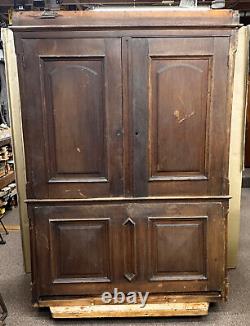 Antique Walnut Secretary Top / Cupboard / Cabinet, /Desk Top, Store Display, c1880