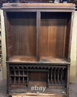 Antique Walnut Secretary Top / Cupboard / Cabinet, /Desk Top, Store Display, c1880