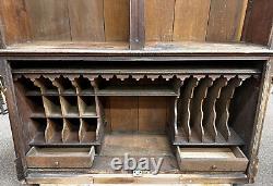 Antique Walnut Secretary Top / Cupboard / Cabinet, /Desk Top, Store Display, c1880