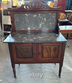 Antique Washstand Marble Top