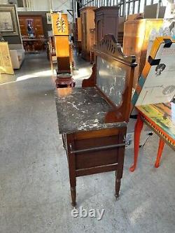 Antique Washstand Marble Top