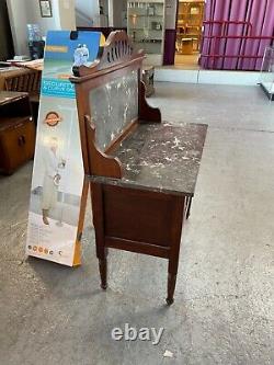 Antique Washstand Marble Top