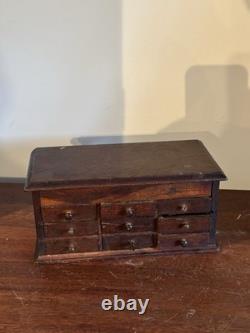 Antique Watchmaker's Parts Cabinet & Contents Roskopf Movement c. 1900 Rae