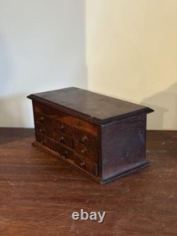 Antique Watchmaker's Parts Cabinet & Contents Roskopf Movement c. 1900 Rae
