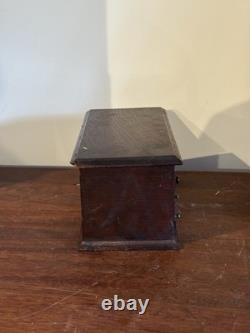 Antique Watchmaker's Parts Cabinet & Contents Roskopf Movement c. 1900 Rae