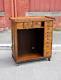 Antique Watchmakers Bench Industrial Oak Desk Apothecary Wood Drawer Cabinet